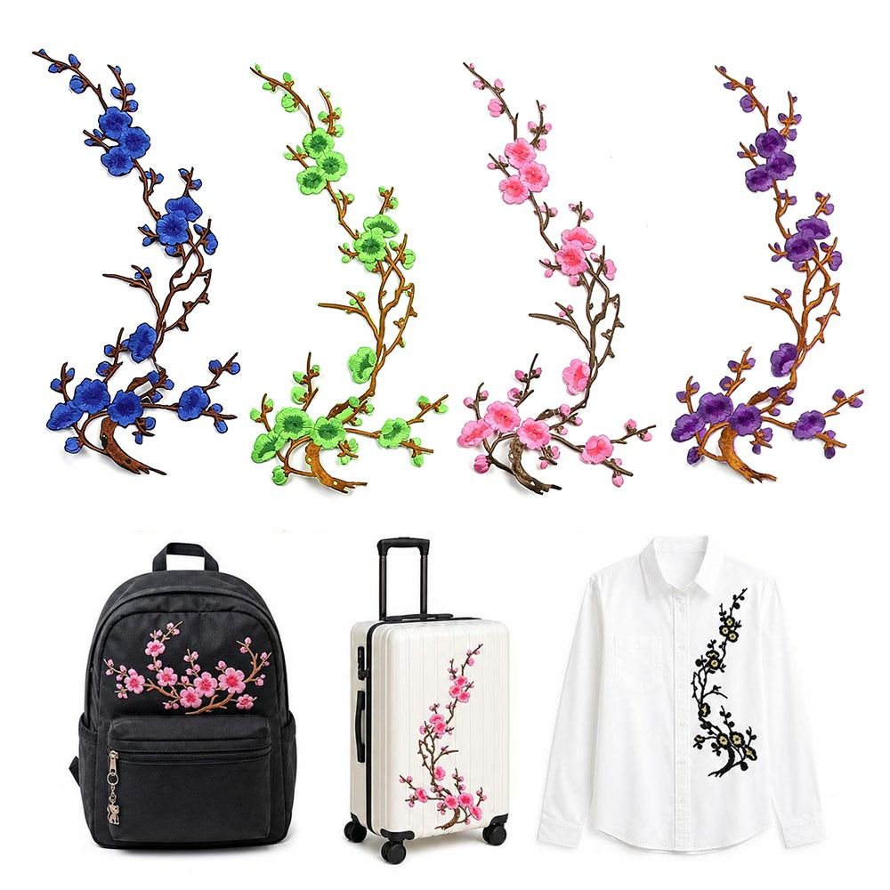 DIY Cherry Blossom Iron On Pat - đánh giá và giá Sewing In Textile