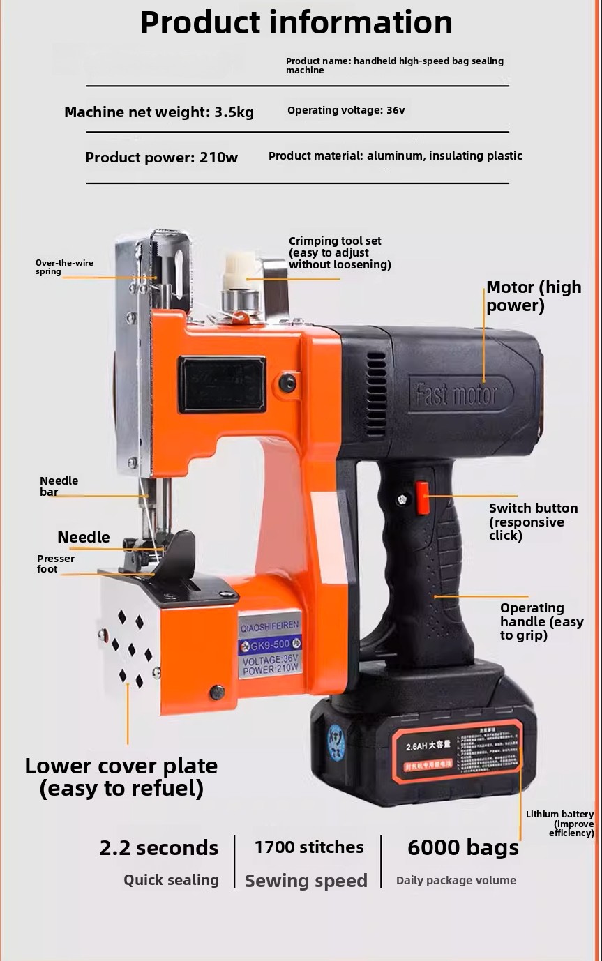 GK9-370 Handheld Dual Electric - đánh giá và giá Sewing Machine In Textile Industry