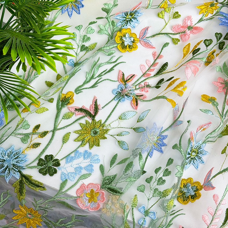 90x130cm Floral Vine Embroider - đánh giá và giá Sewing In Textile