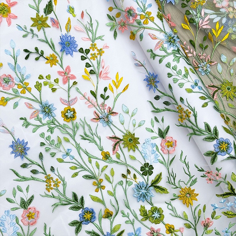 90x130cm Floral Vine Embroider - đánh giá và giá Sewing In Textile