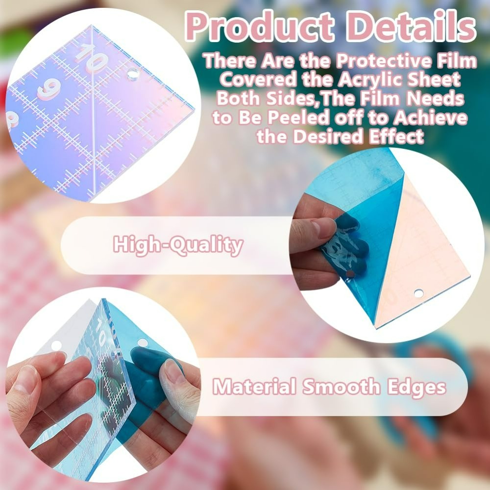 2pcs Quilting Acrylic Template - đánh giá và giá Textile Sewing Patterns