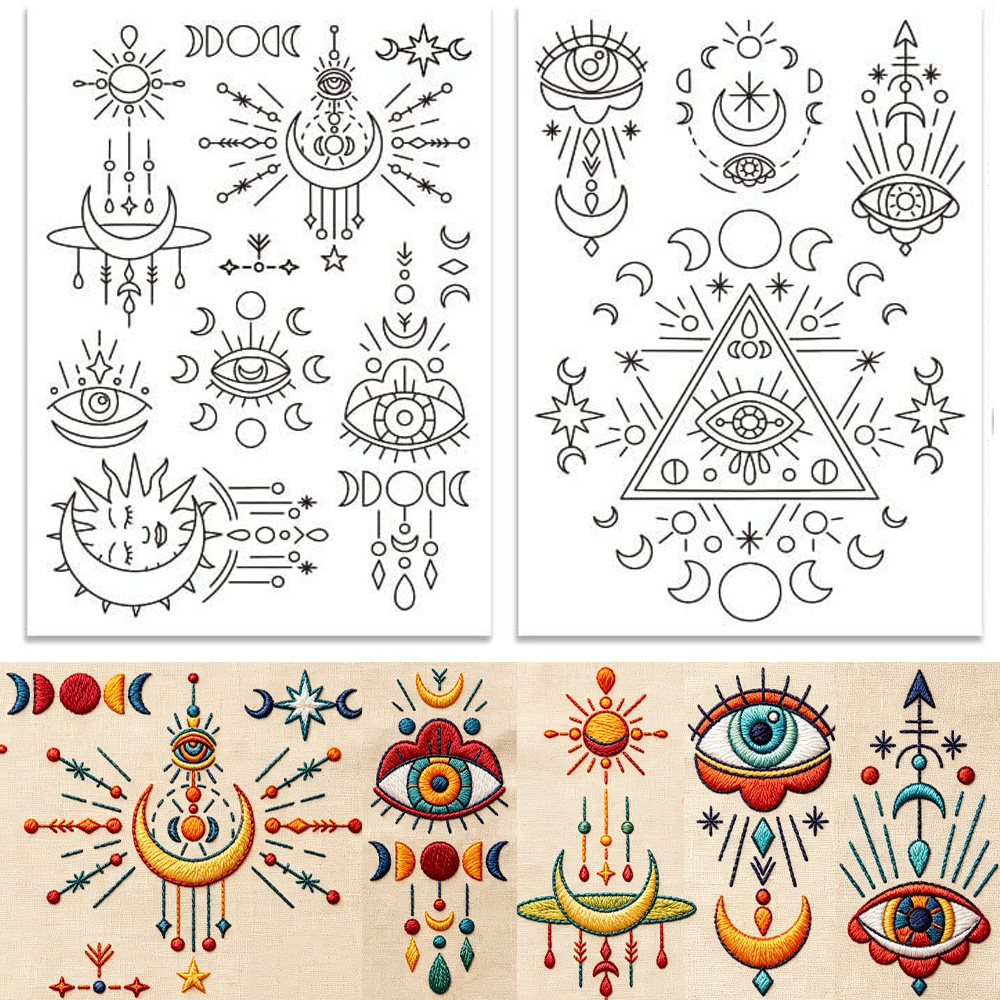 Stick And Stitch Mystical Sun  - đánh giá và giá Textile Sewing Patterns