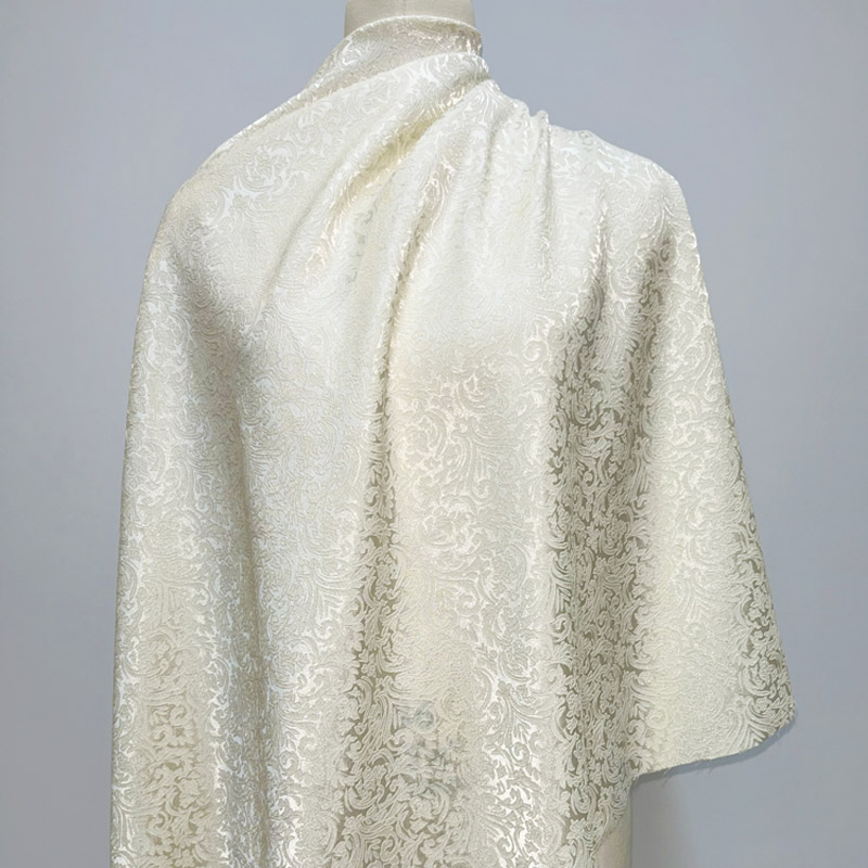 Pre-cut Beige Damask Jacquard  - đánh giá và giá Textile Sewing Patterns