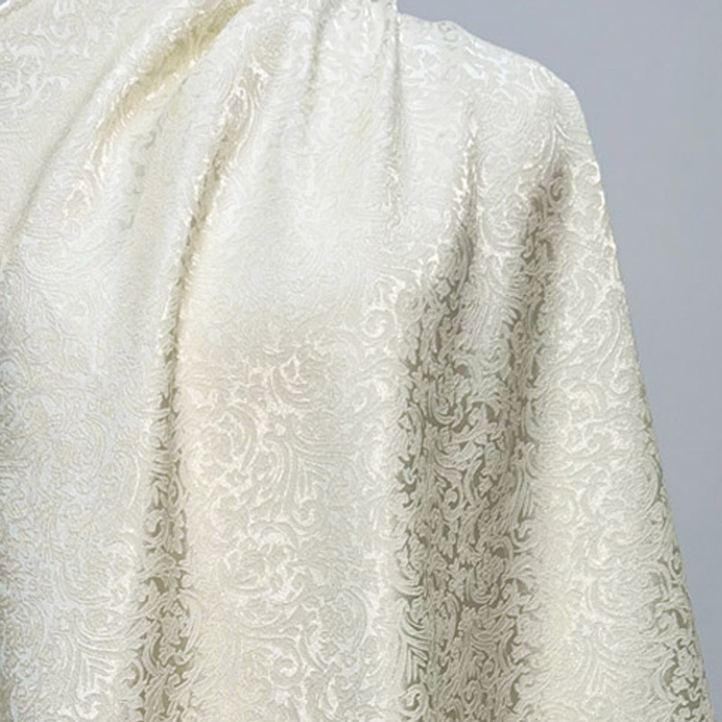 Pre-cut Beige Damask Jacquard  - đánh giá và giá Textile Sewing Patterns