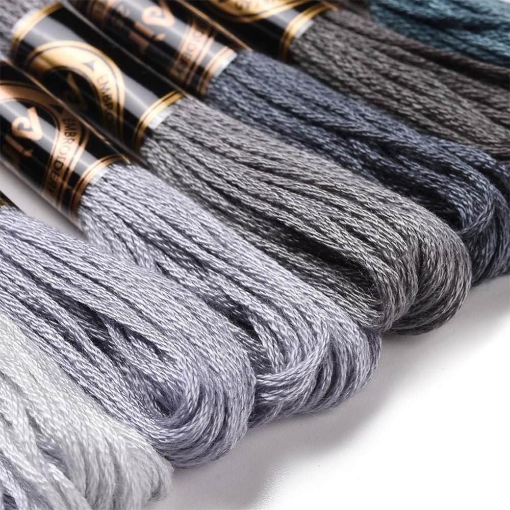 8 Skeins 70 Yards Grey Friends - đánh giá và giá Embroidery Floss Thread