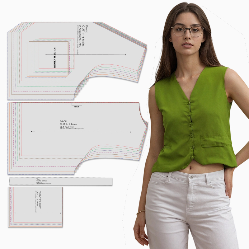 Sewing patterns for women's ve - đánh giá và giá Textile Sewing Patterns