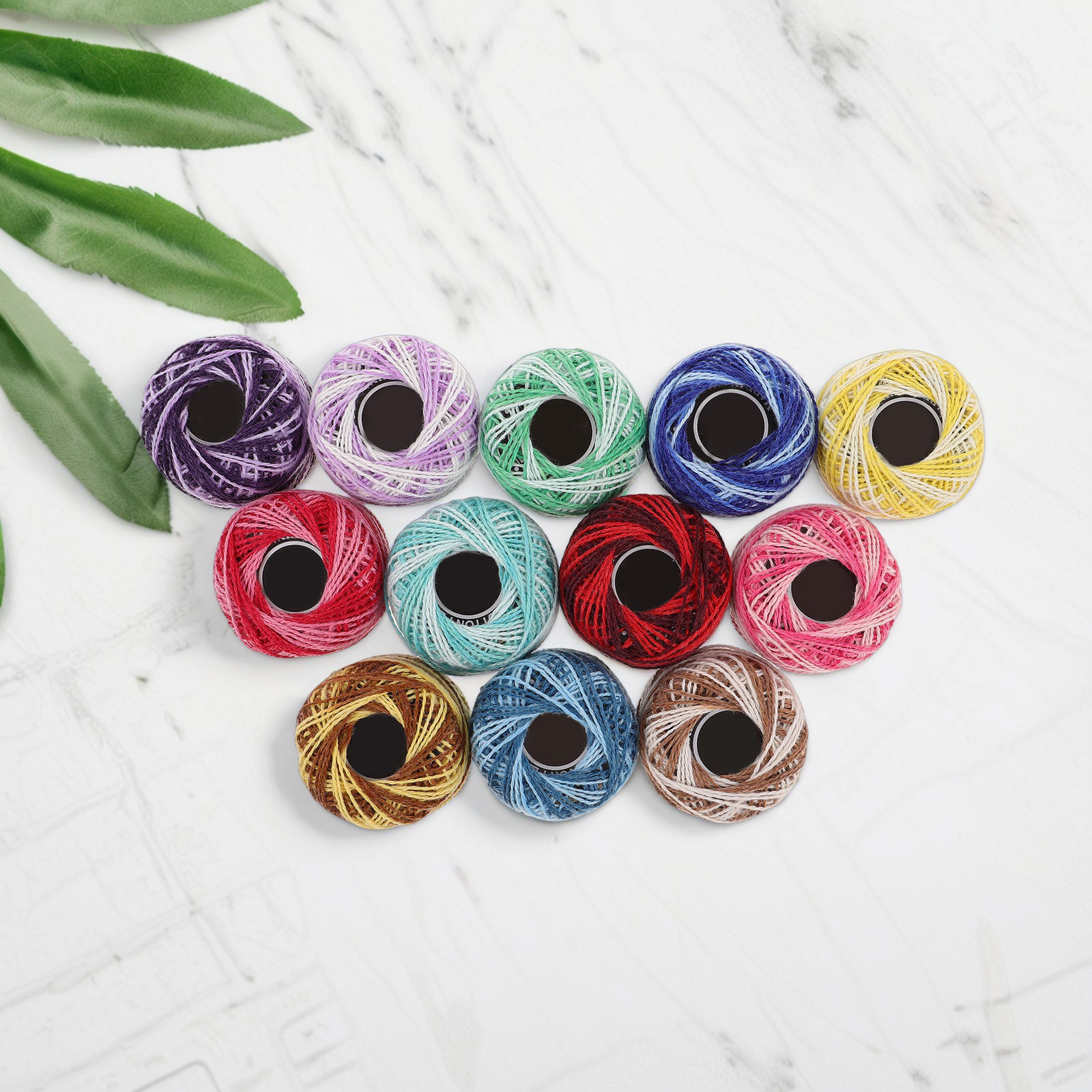 12Pcs Colorful Cotton Embroide - đánh giá và giá Embroidery Floss Thread
