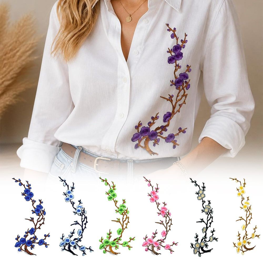 DIY Cherry Blossom Iron On Pat - đánh giá và giá Sewing In Textile