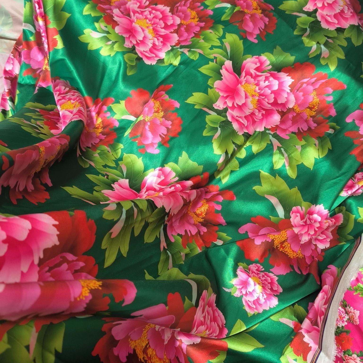 Satin Fabric Cloth without Ove - đánh giá và giá Sewing In Textile