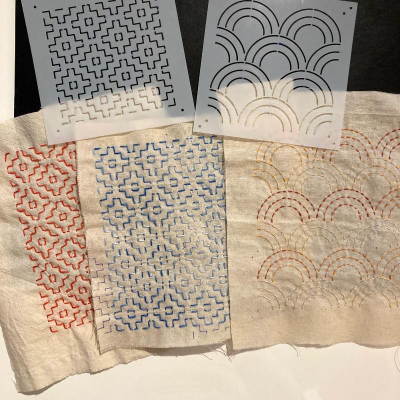 Embroidery Stencil Template Se - đánh giá và giá Textile Sewing Patterns